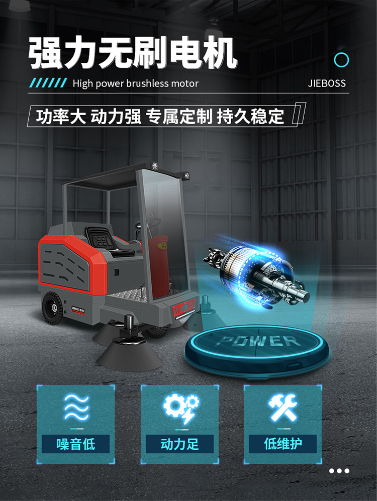 半封閉電動(dòng)掃地車(chē)1950